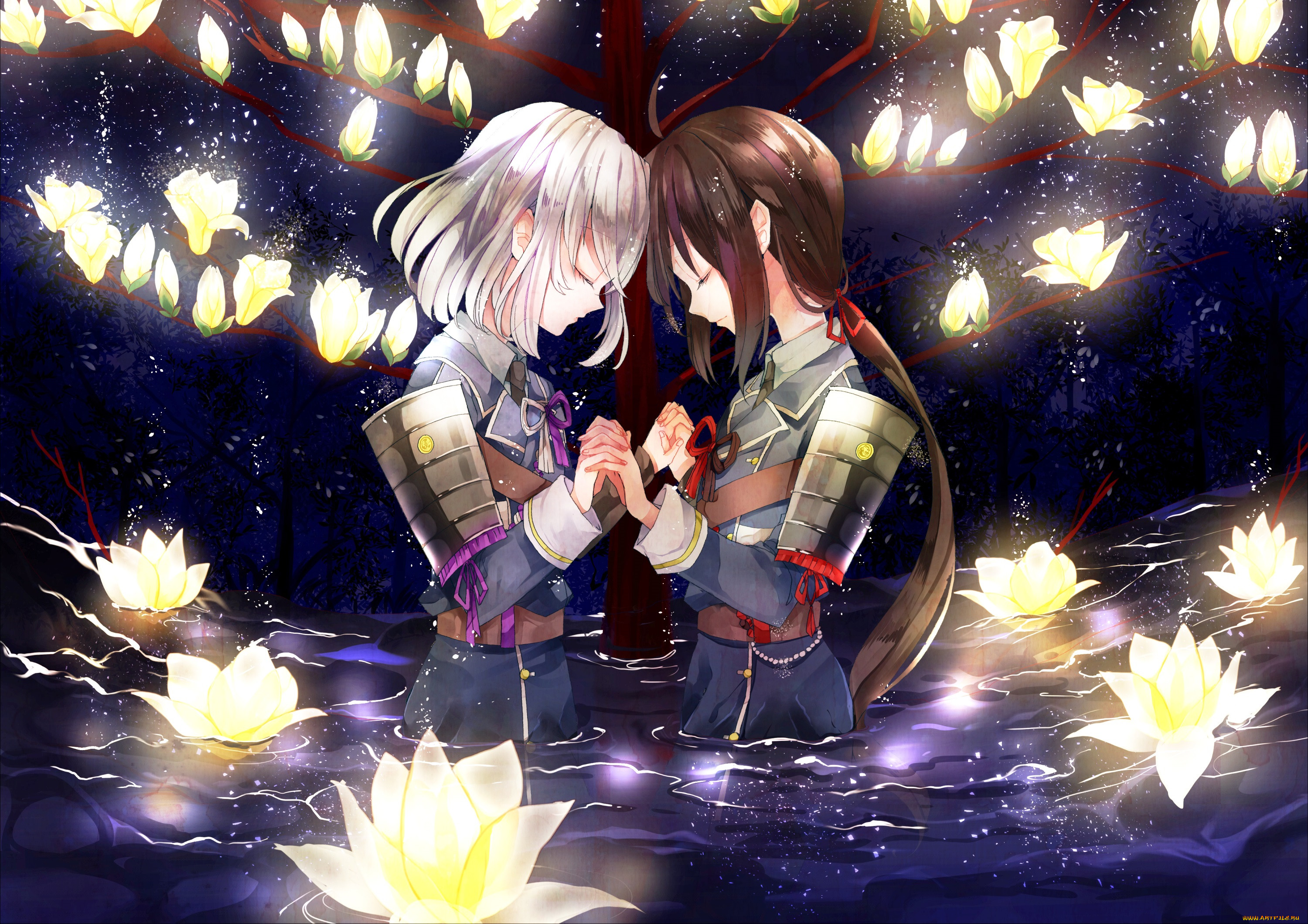 , touken ranbu, namazuo, toushirou, honebami